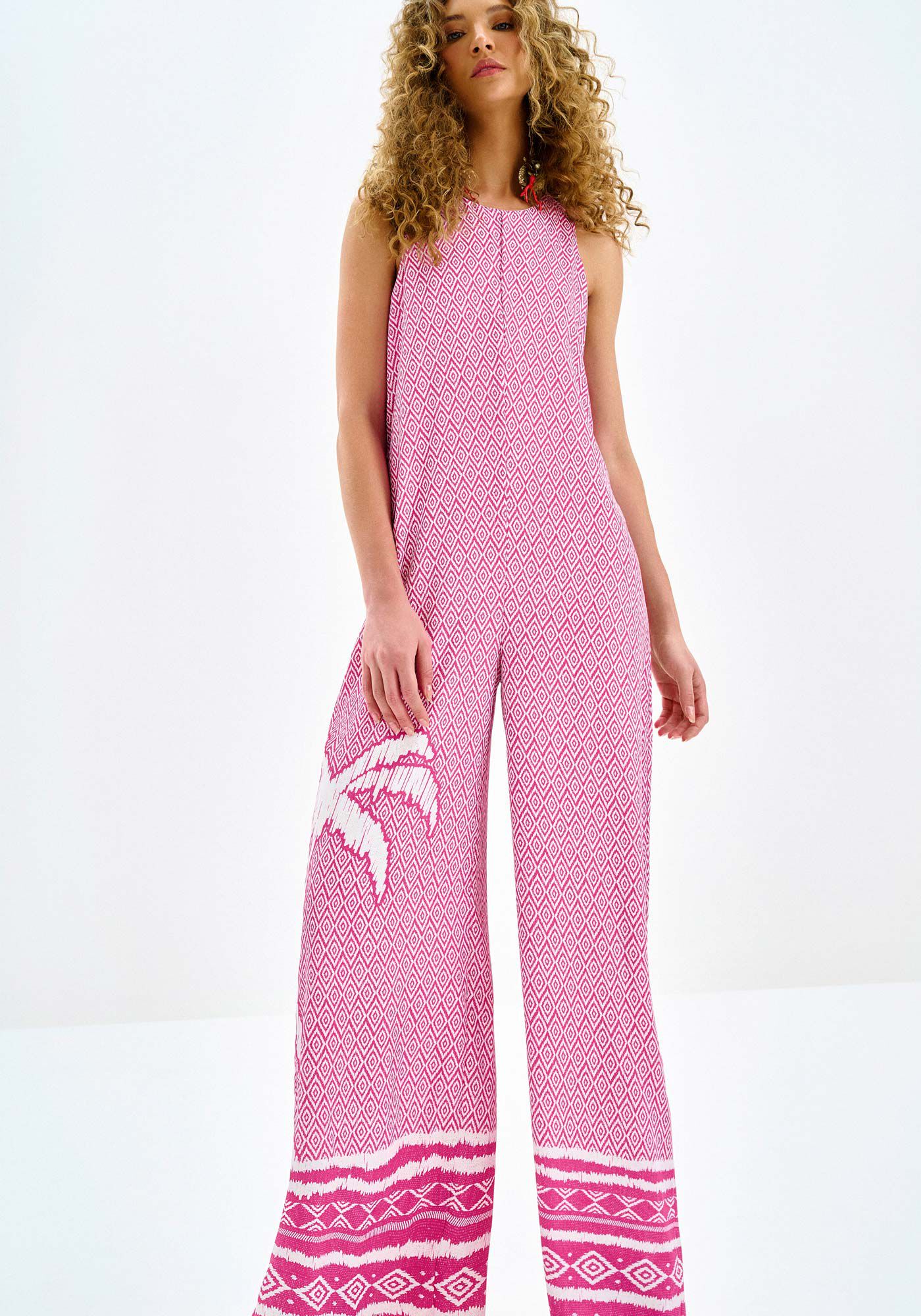 Macac&atilde;o Longo Reto Estampado, MAXI TRAMA, large.