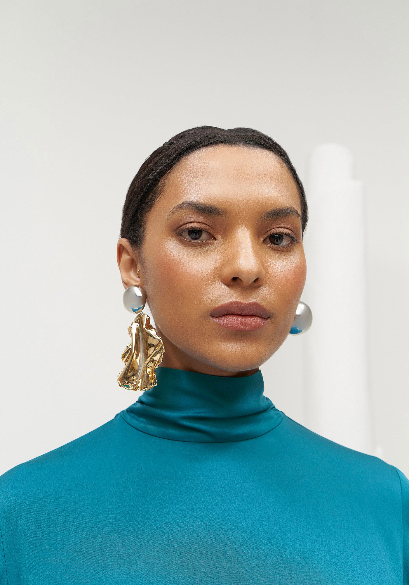 Conjunto com Blusa e Cal&ccedil;a Pantalona Sobreposta, , large.