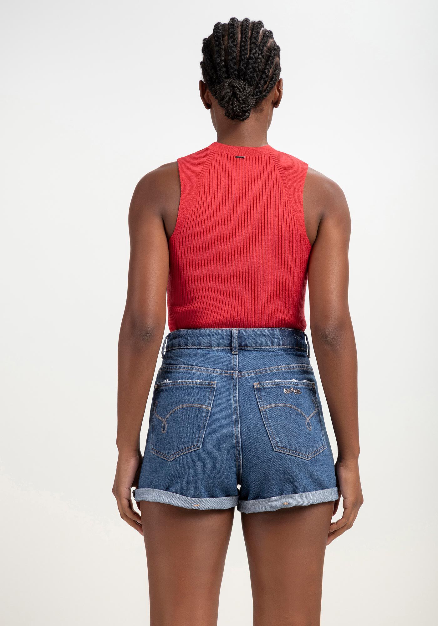 Regata Halter Neck em Tric&ocirc; Cropped, , large.