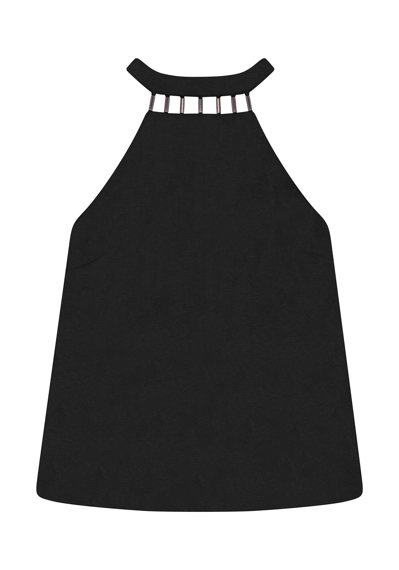 Blusa Recorte Gola Detalhe, , large.