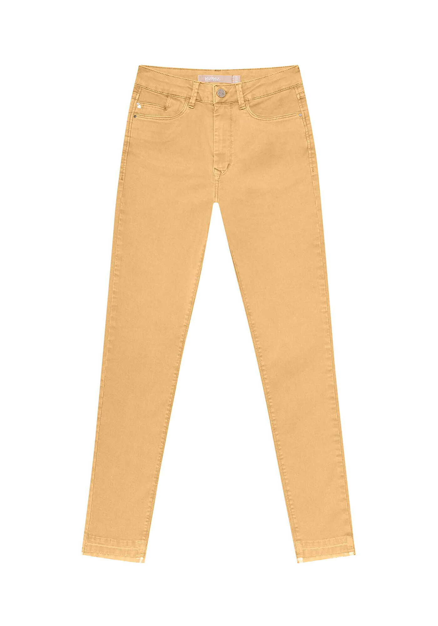 Cal&ccedil;a Sarja Com Elastano Cropped Aruba, , large.