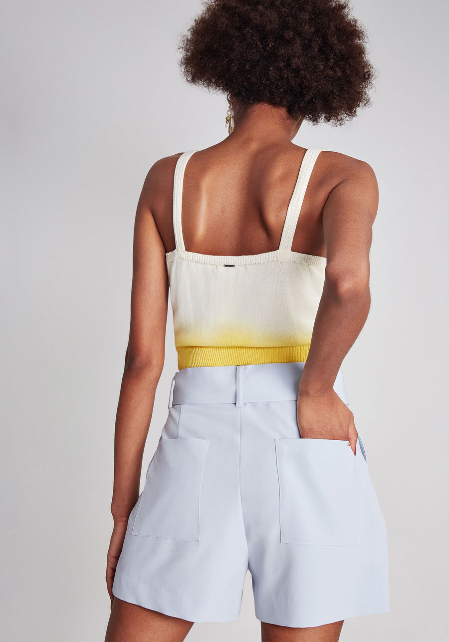 Shorts Cintura Alta com Cinto, . Shorts Cintura Alta com Cinto, , large.