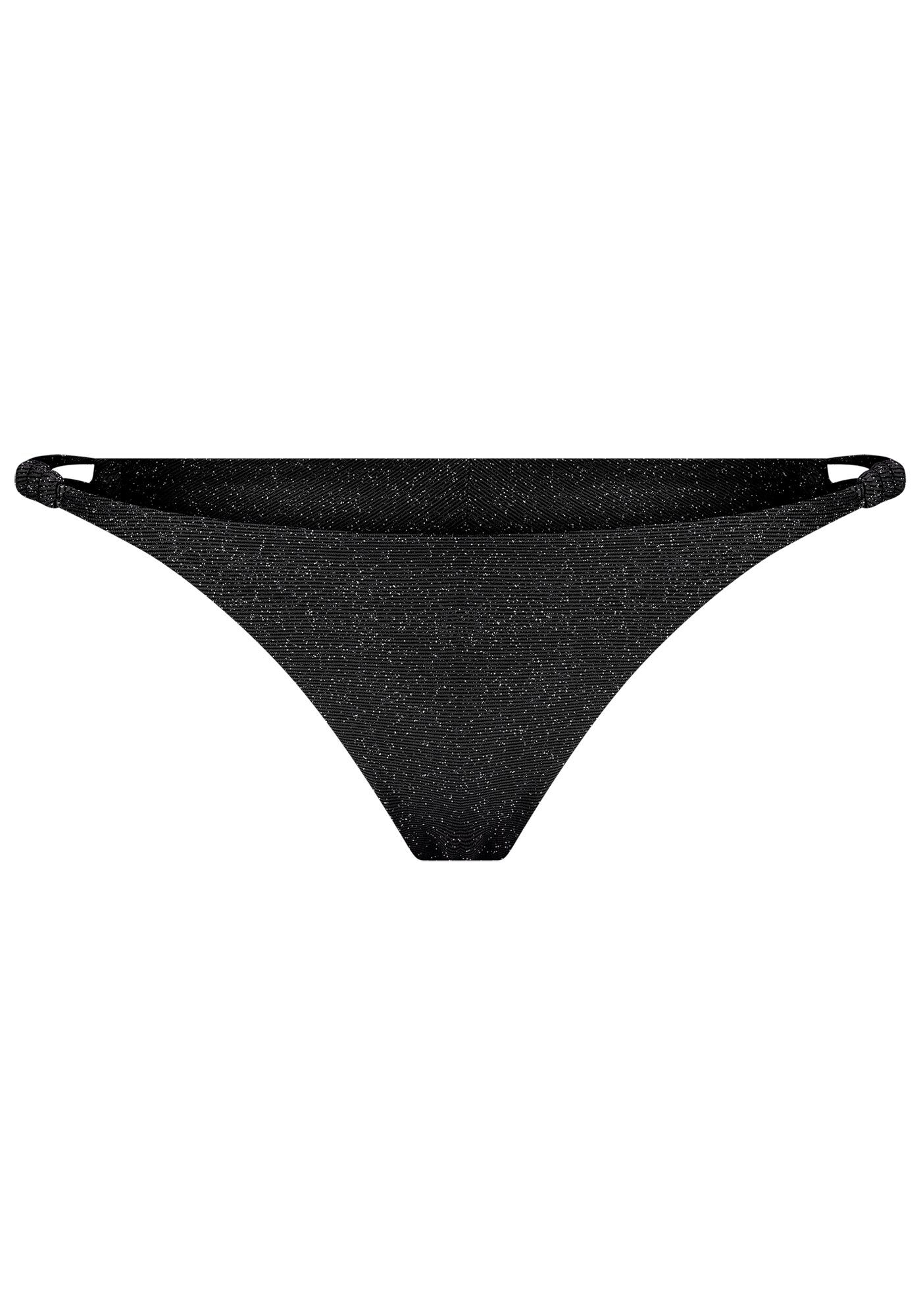 Calcinha Biqu&iacute;ni em Malha Shine, PRETO REATIVO, large.