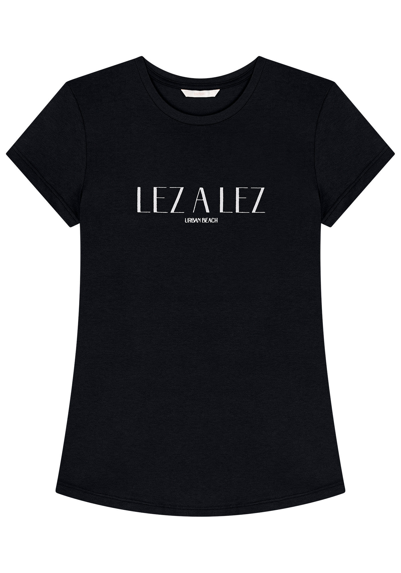 T-shirt em Malha com Estampa Lez a Lez, , large.