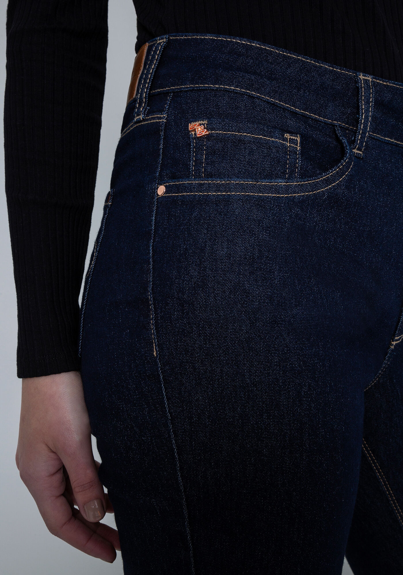 Cal&ccedil;a Skinny Cropped Bali Elastic, JEANS, large.