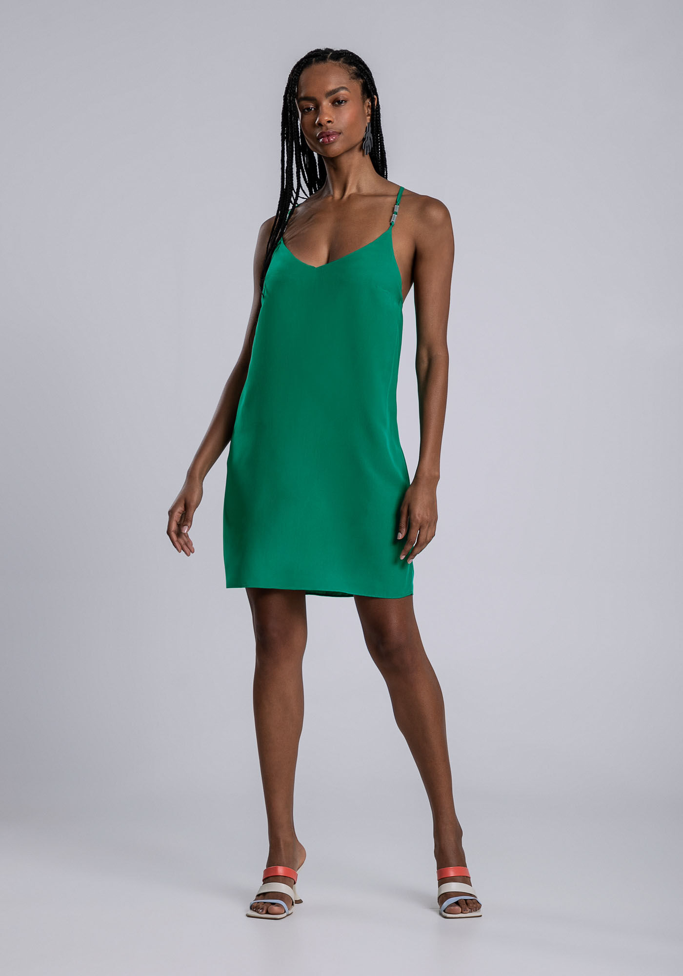 Vestido Curto Al&ccedil;as Cross Cores, , large.