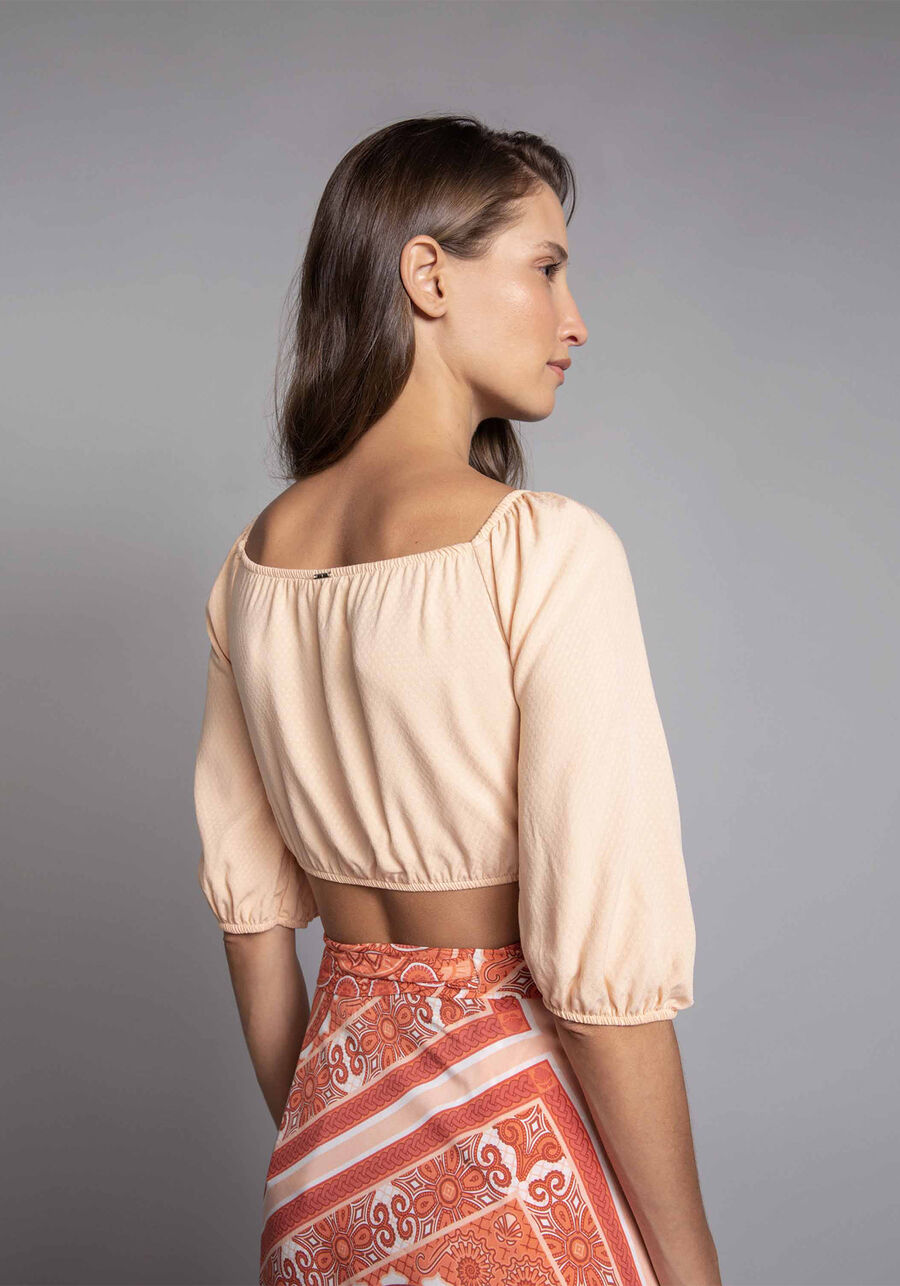Blusa Cropped Amarração, . Blusa Cropped Amarração, , large.