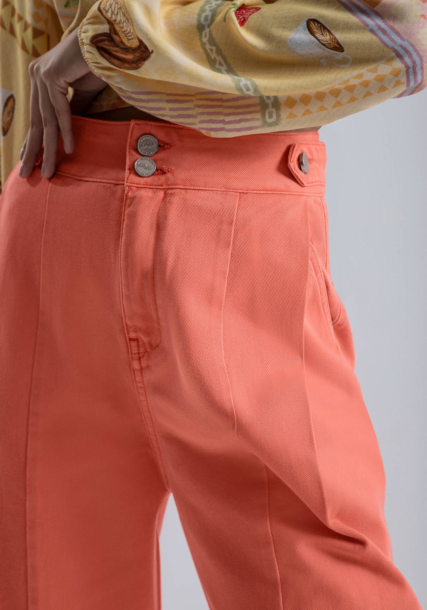 Cal&ccedil;a Sarja Alfaiataria Reta com Cintura Alta, , large.