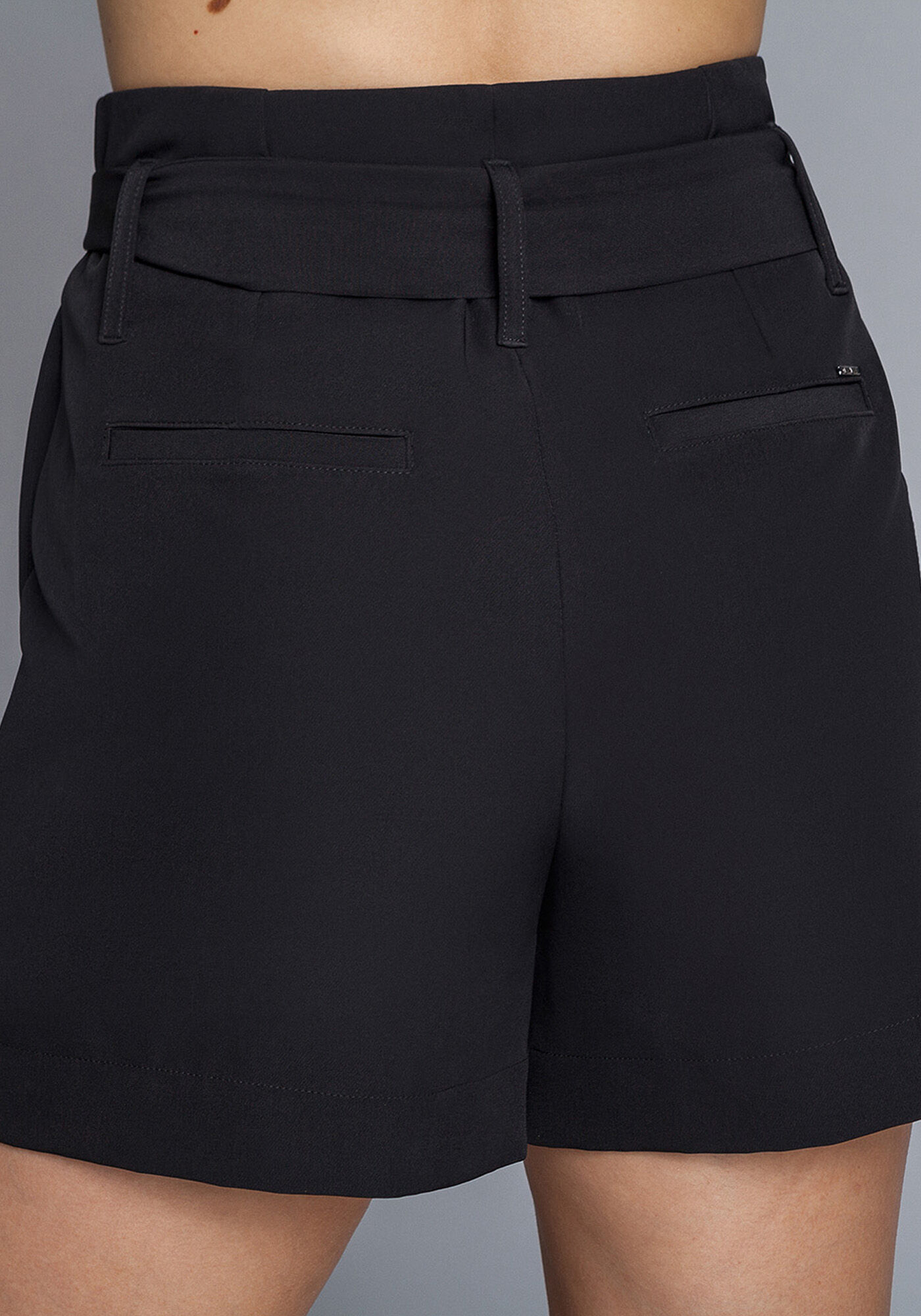 Shorts Cintura Alta Cinto, , large.