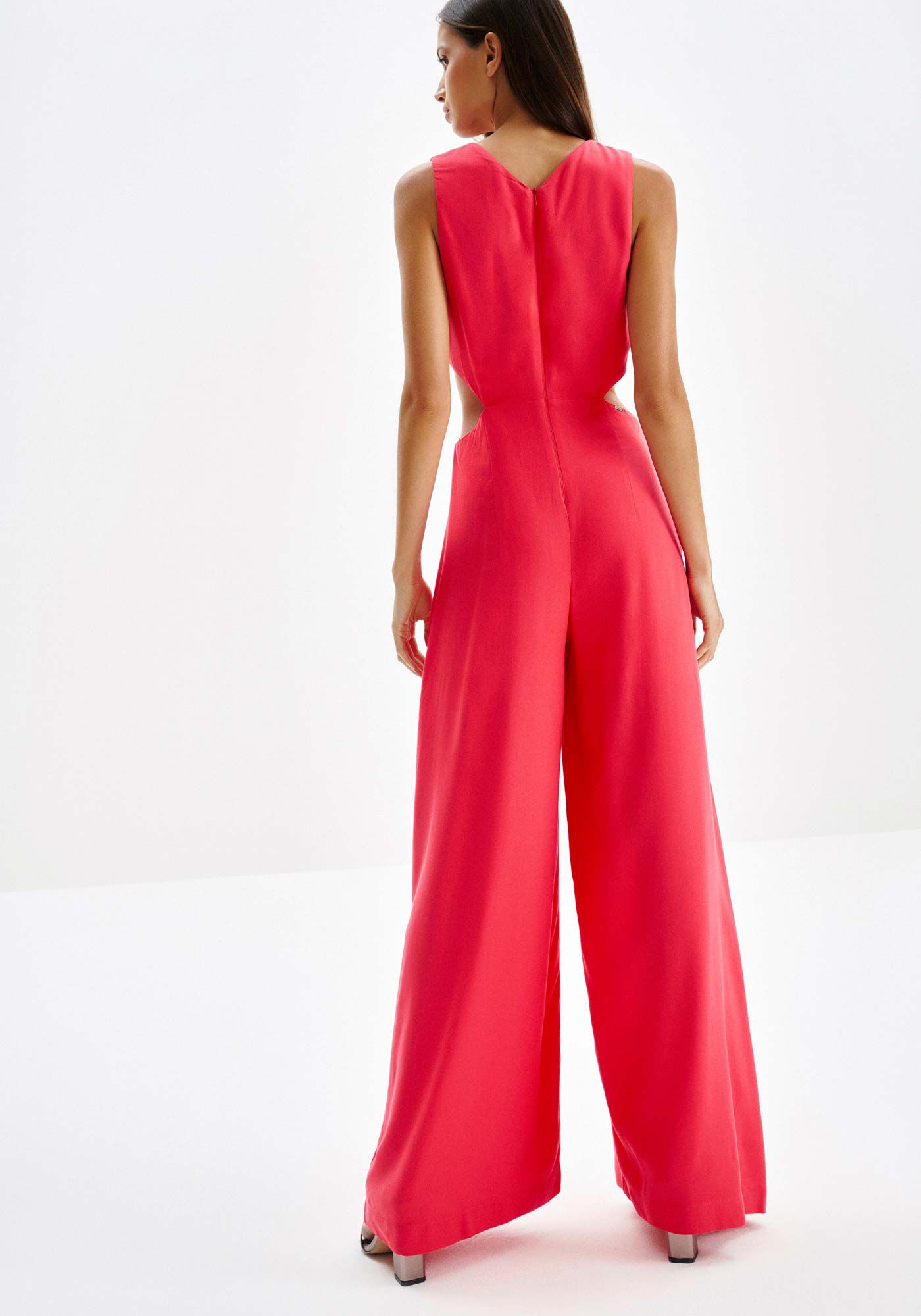 Macac&atilde;o Longo em Crepe com Transpasse, , large.