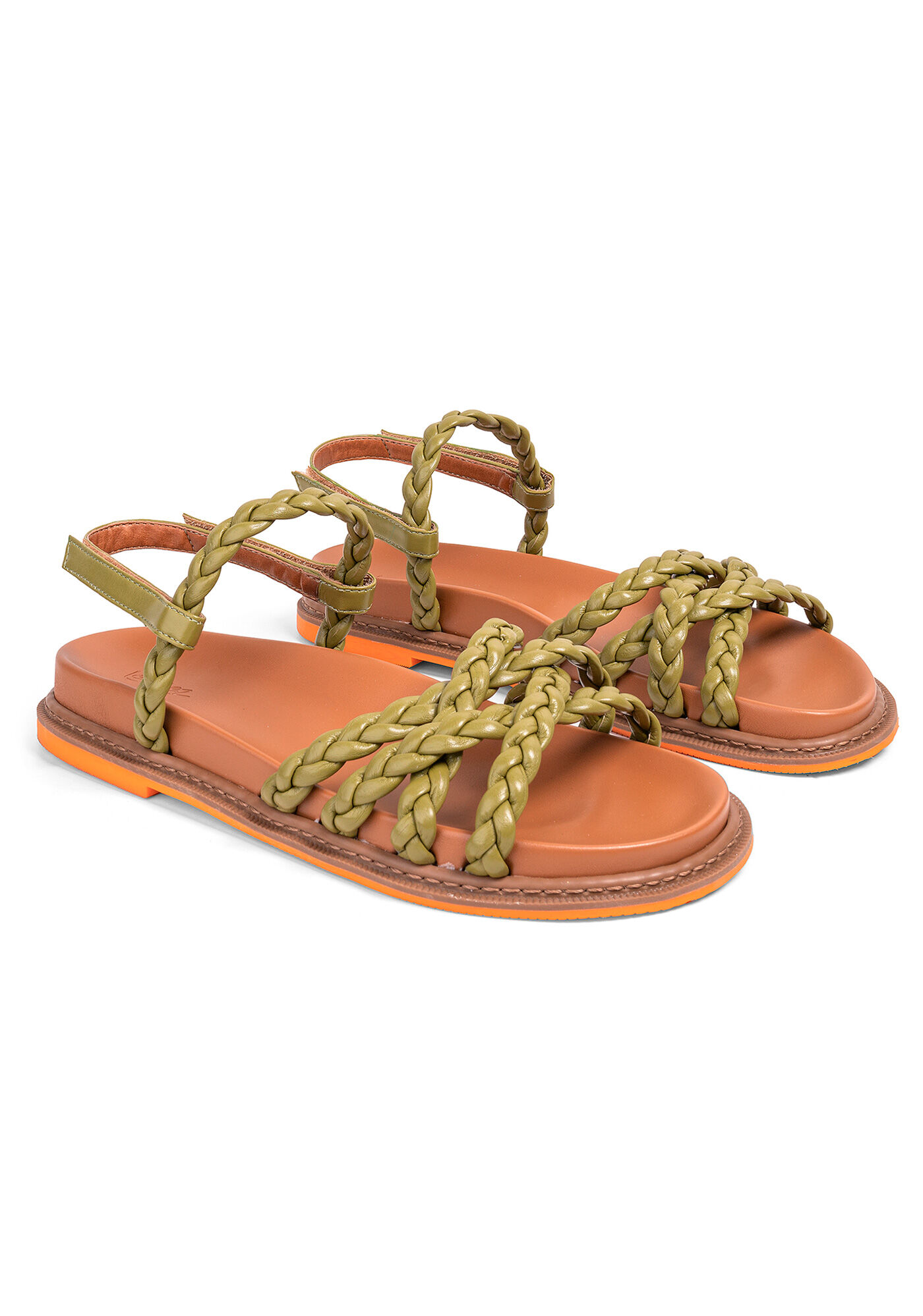 Sand&aacute;lia Papete com Tiras Tran&ccedil;adas, , large.