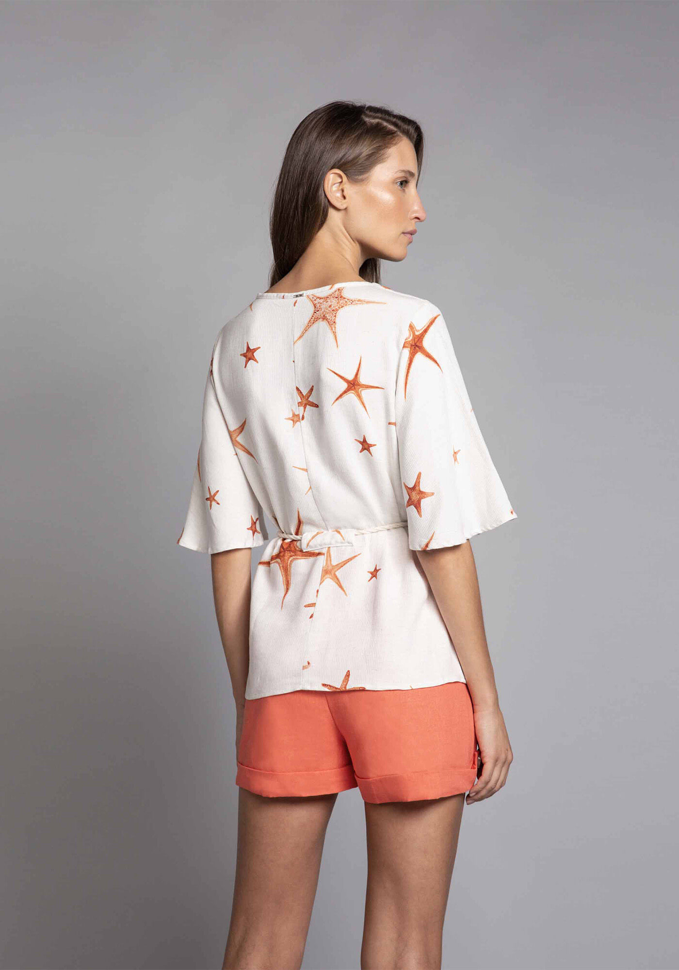 Blusa com Cord&atilde;o Estampa, , large.