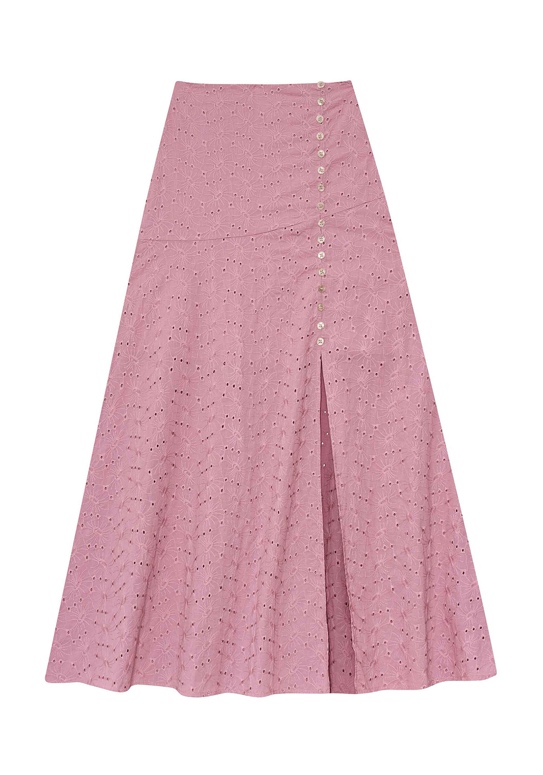 Saia Tecido Laise Flores Rosa Persefone, . Saia Tecido Laise Flores Rosa Persefone, , large.