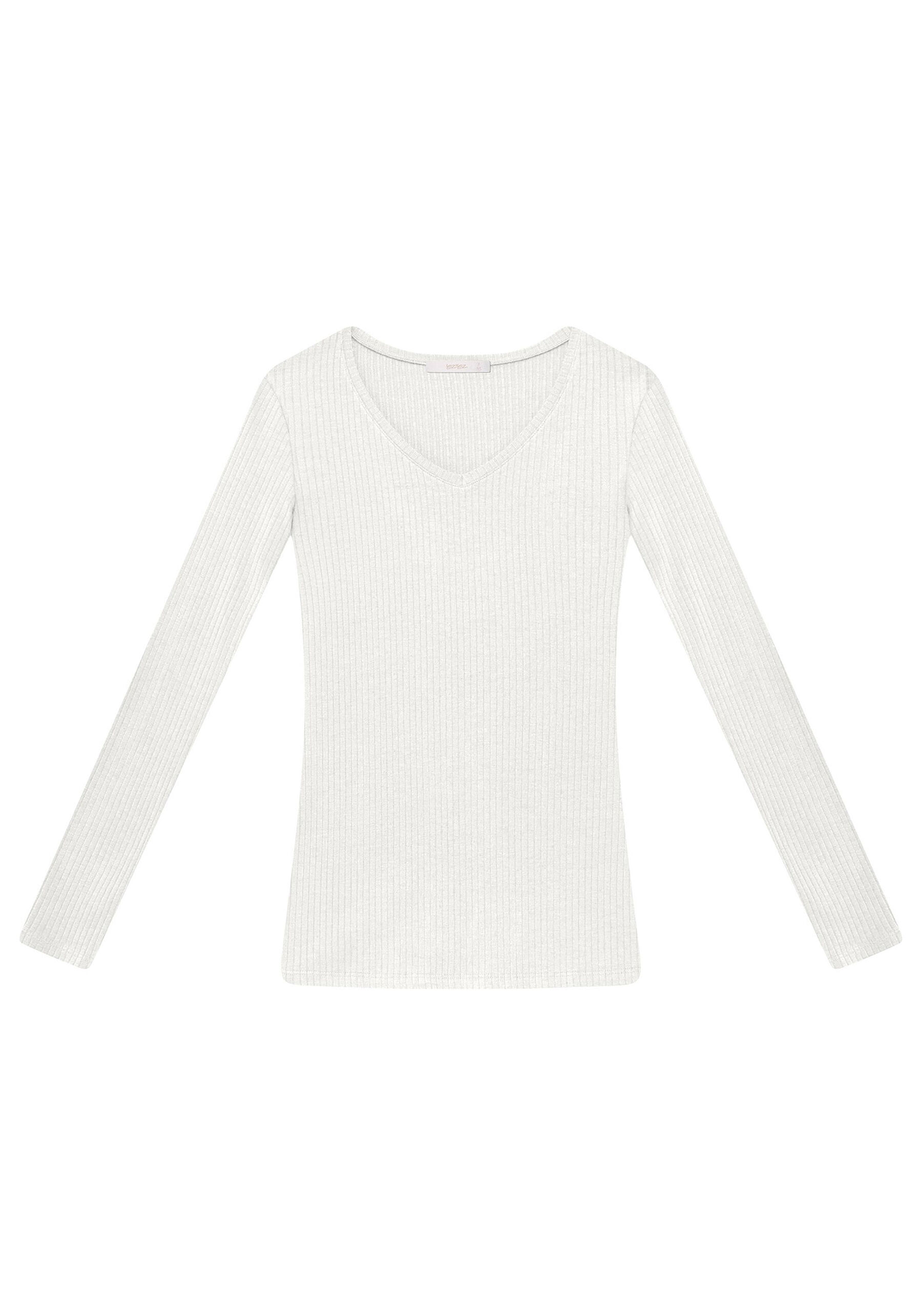 Blusa Manga Longa Decote V, . Blusa Manga Longa Decote V, , large.