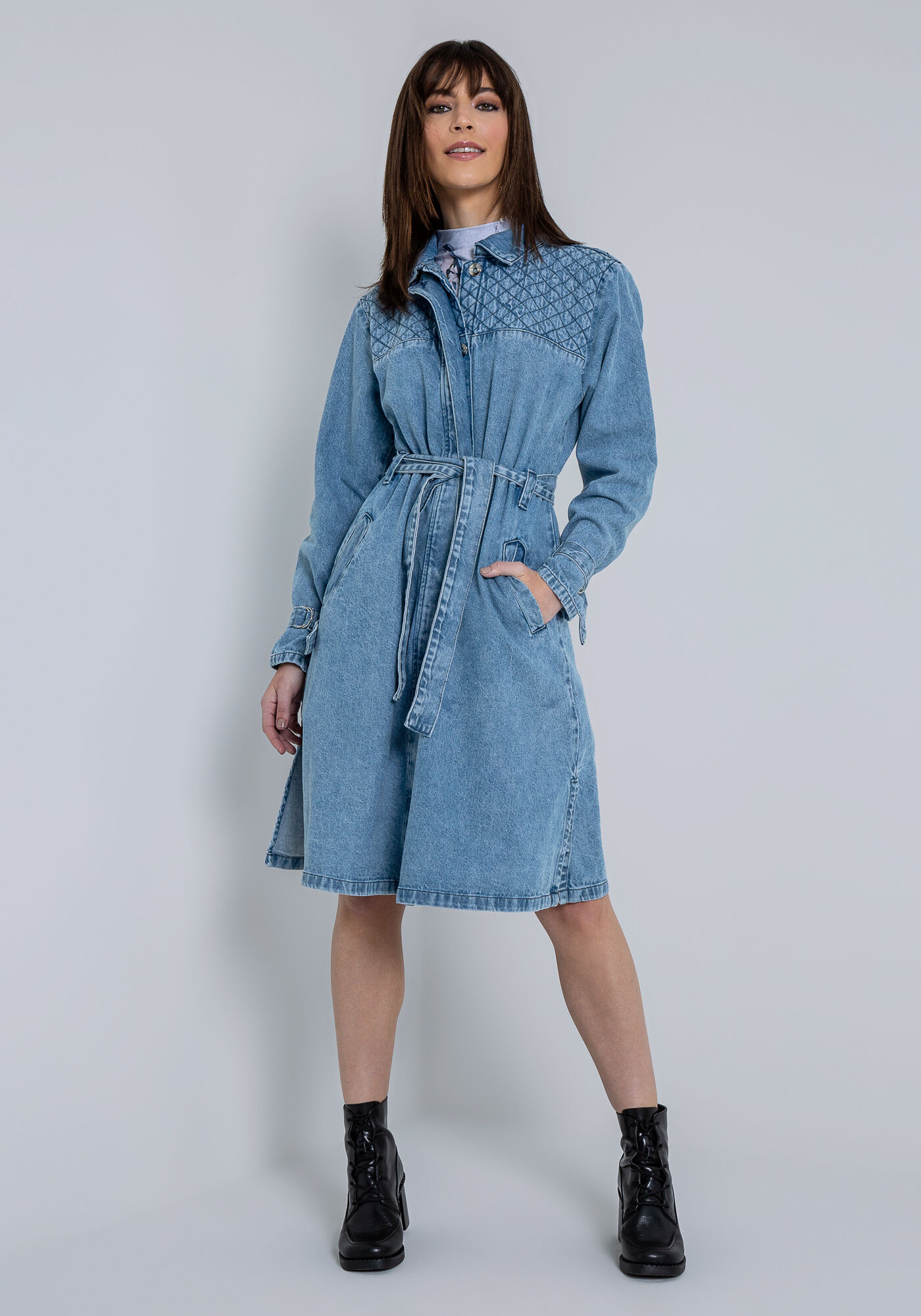 Sobretudo jeans hotsell