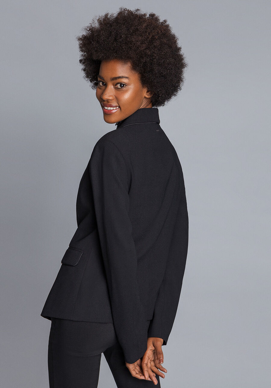 Blazer Manga Longa com Gola, . Blazer Manga Longa com Gola, , large.