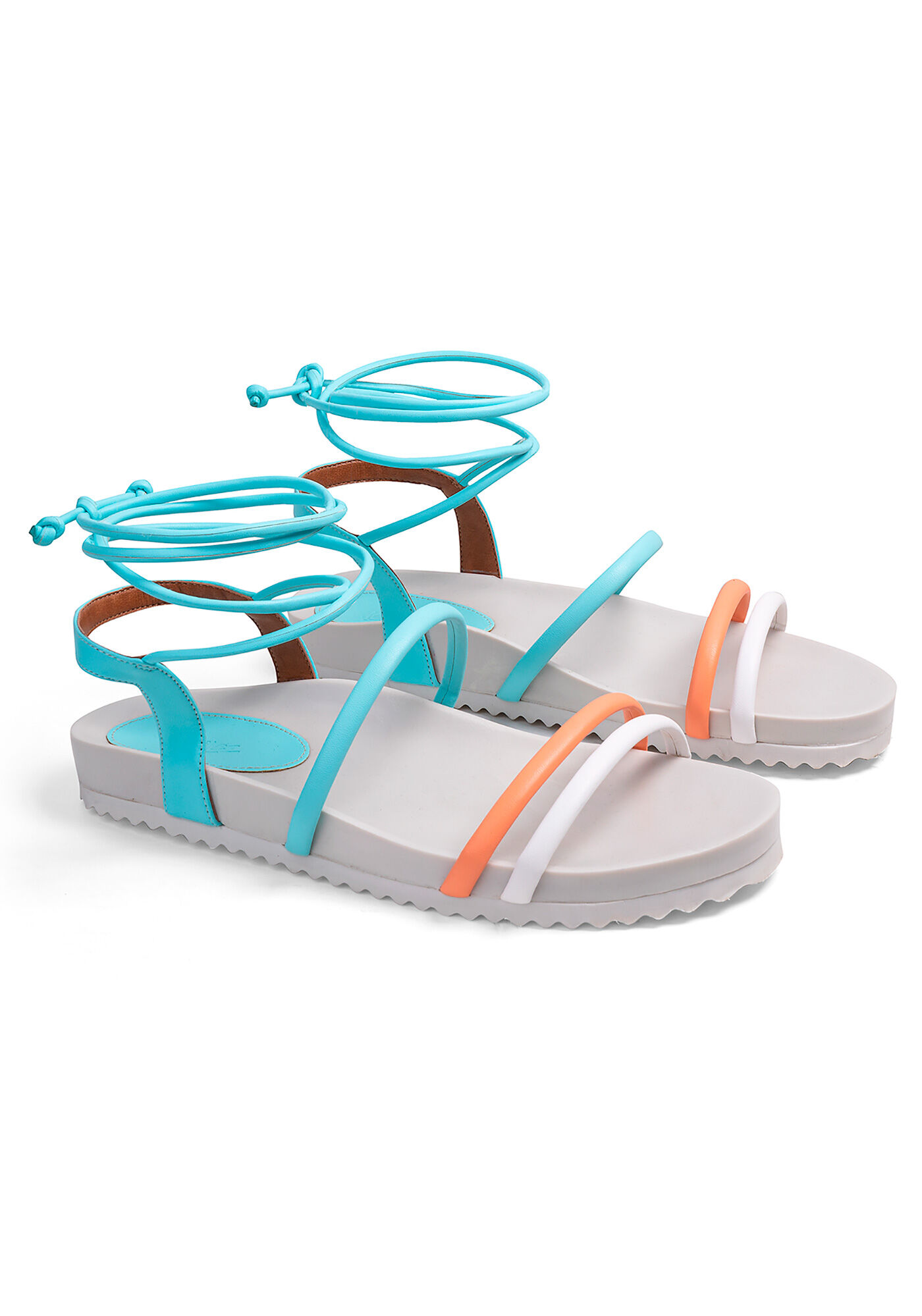 Sand&aacute;lia Papete com Amarra&ccedil;&atilde;o, , large.