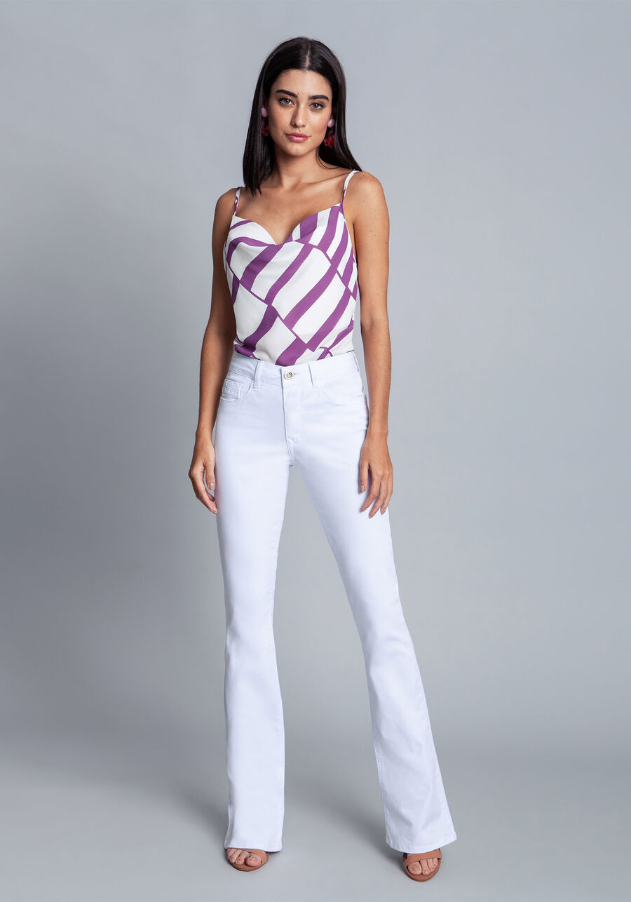 Calça Sarja Com Elastano Boot Cut Malibu, . Calça Sarja Com Elastano Boot Cut Malibu, , large.