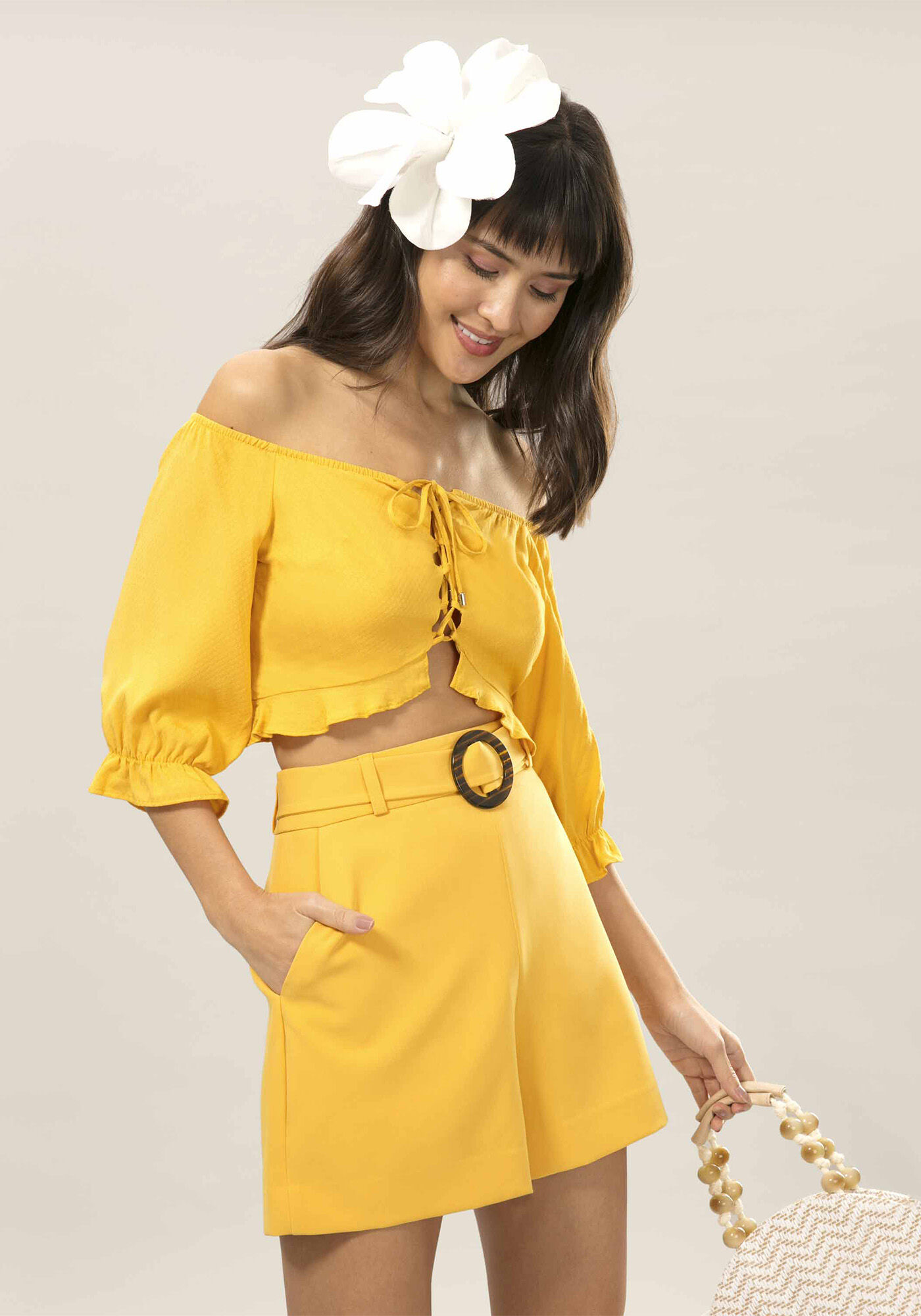 Blusa Cropped Ciganinha, , large.