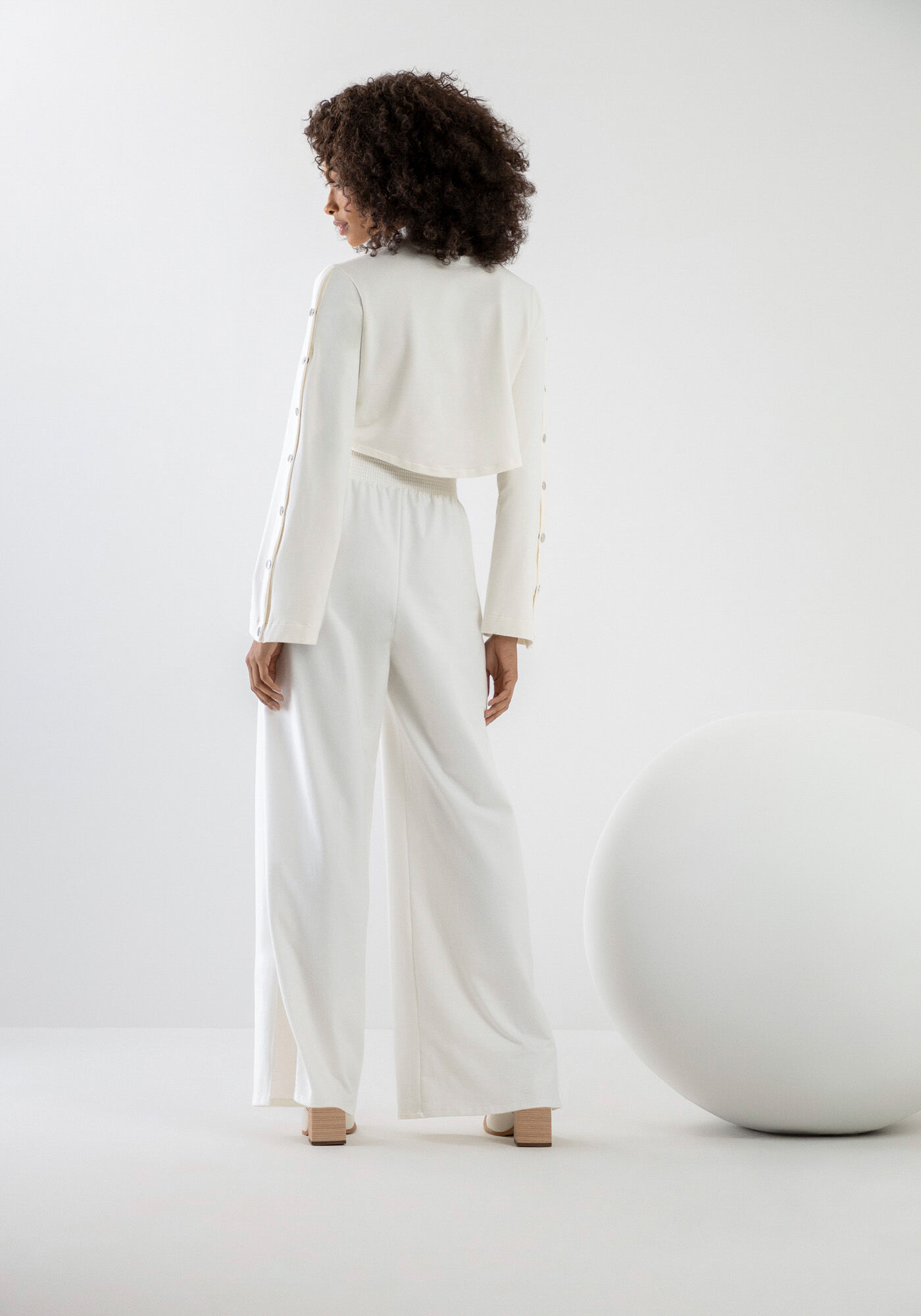 Cal&ccedil;a Pantacourt em Molecotton com Bolsos, , large.