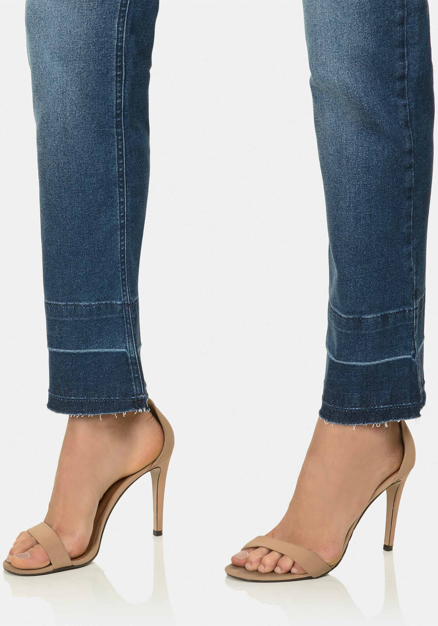 Cal&ccedil;a Tulum Reta Elastic Jeans, , large.