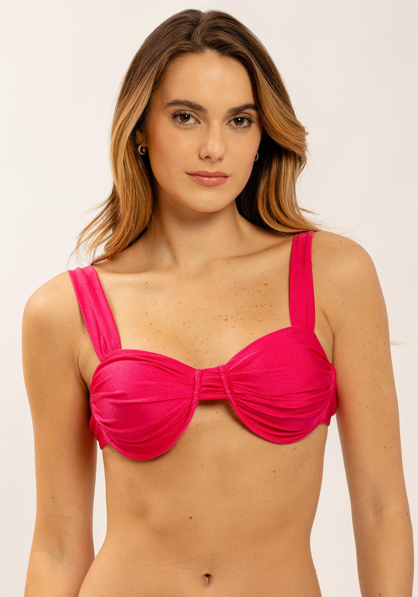 Top Meia Ta&ccedil;a Franzido com Bojo, , large.