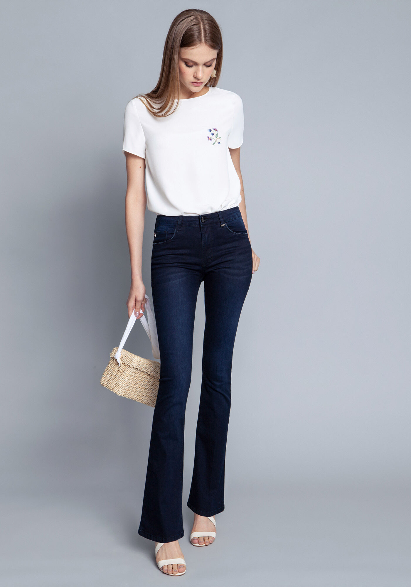 Blusa Tecido Poly Marocain, , large.