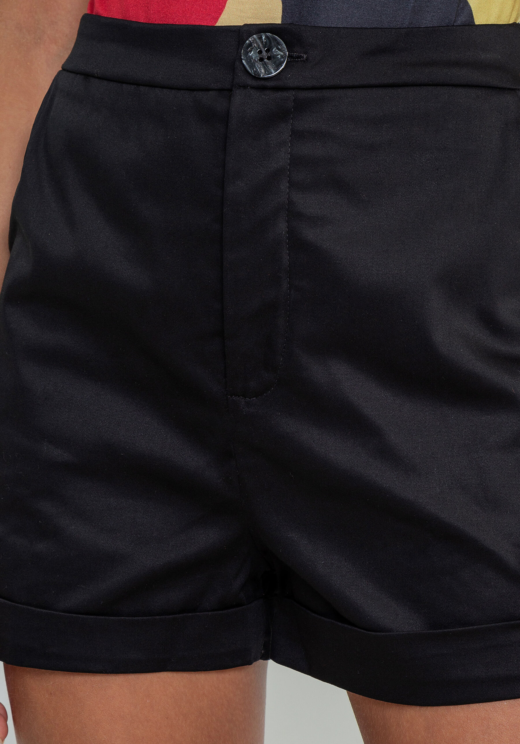 Shorts Cintura Média Estampa, . Shorts Cintura Média Estampa, , large.