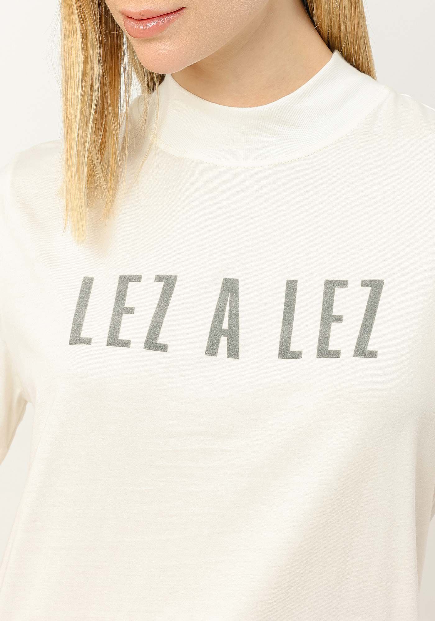 T-shirt em Malha Prime com Estampa Aveludada, , large.