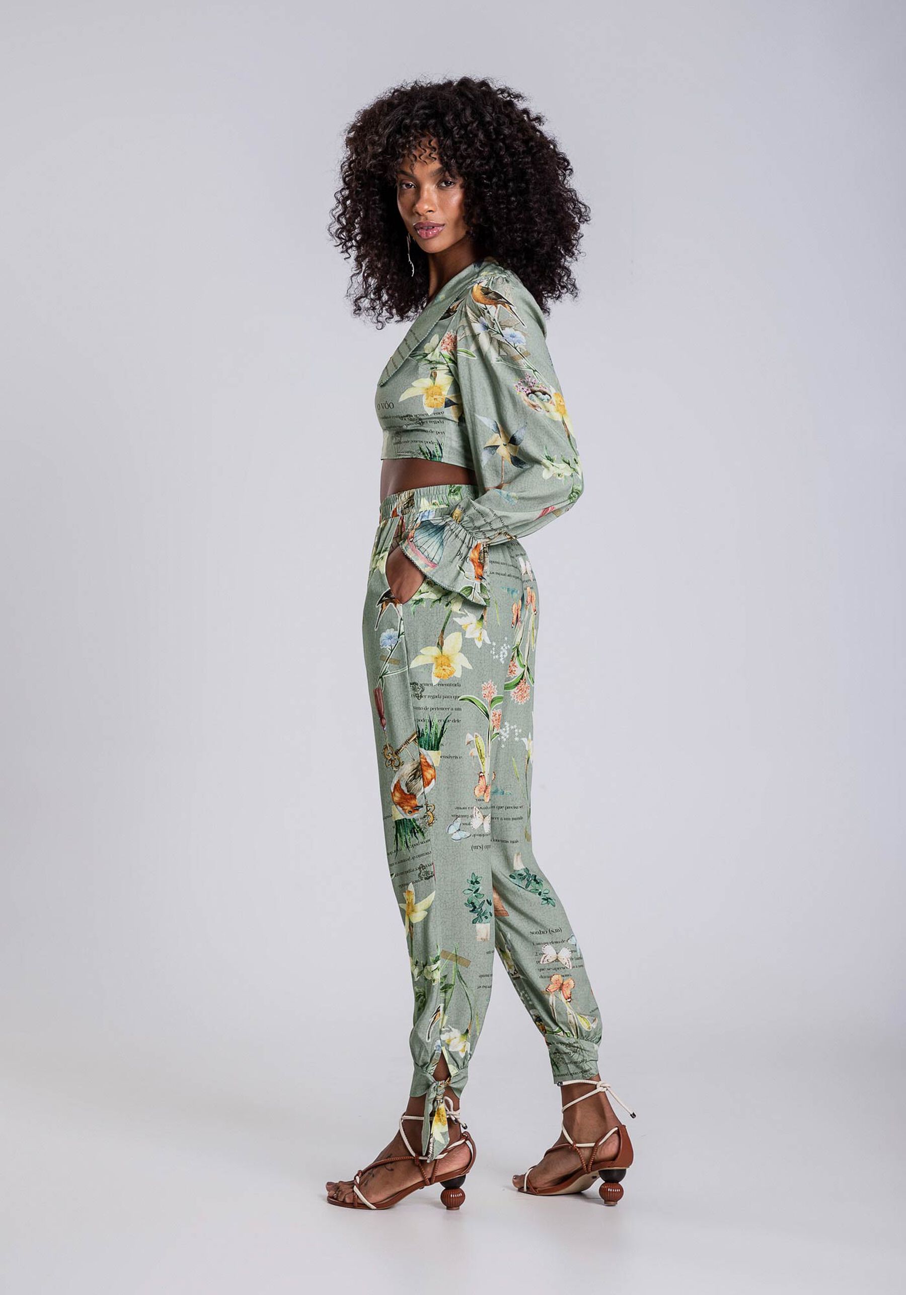 Calça Jogging com Laço Barra, . Calça Jogging com Laço Barra, , large.