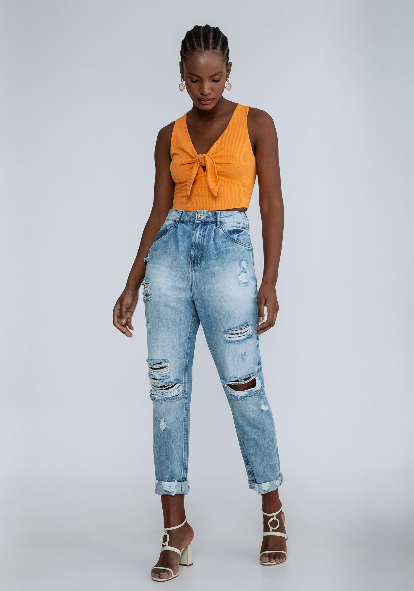 Regata Cropped La&ccedil;o Decote, , large.