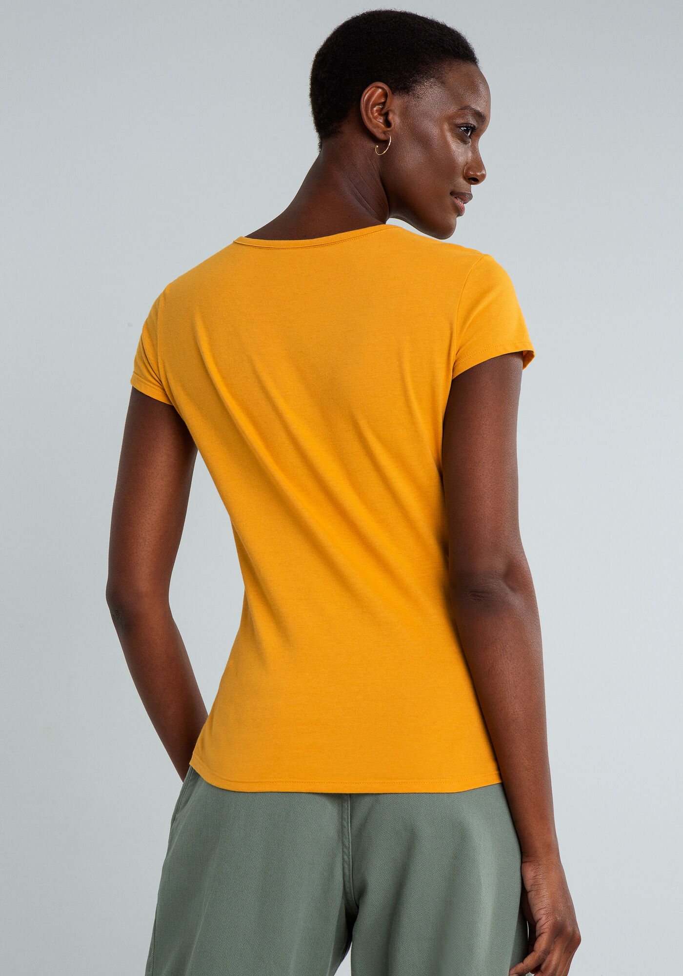 T-shirt Estampada Radiate Love, AMARELO, large.