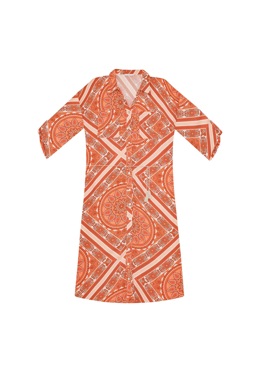 Vestido Chemise Mídi, JONSON. Vestido Chemise Mídi, JONSON, large.