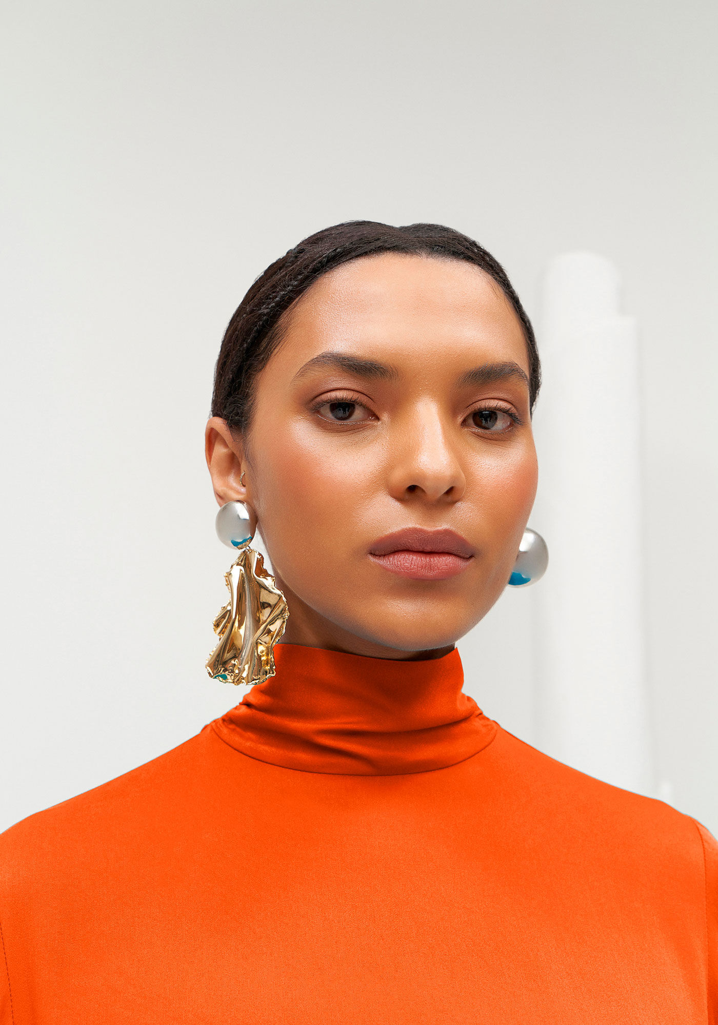 Conjunto com Blusa e Cal&ccedil;a Pantalona Sobreposta, , large.