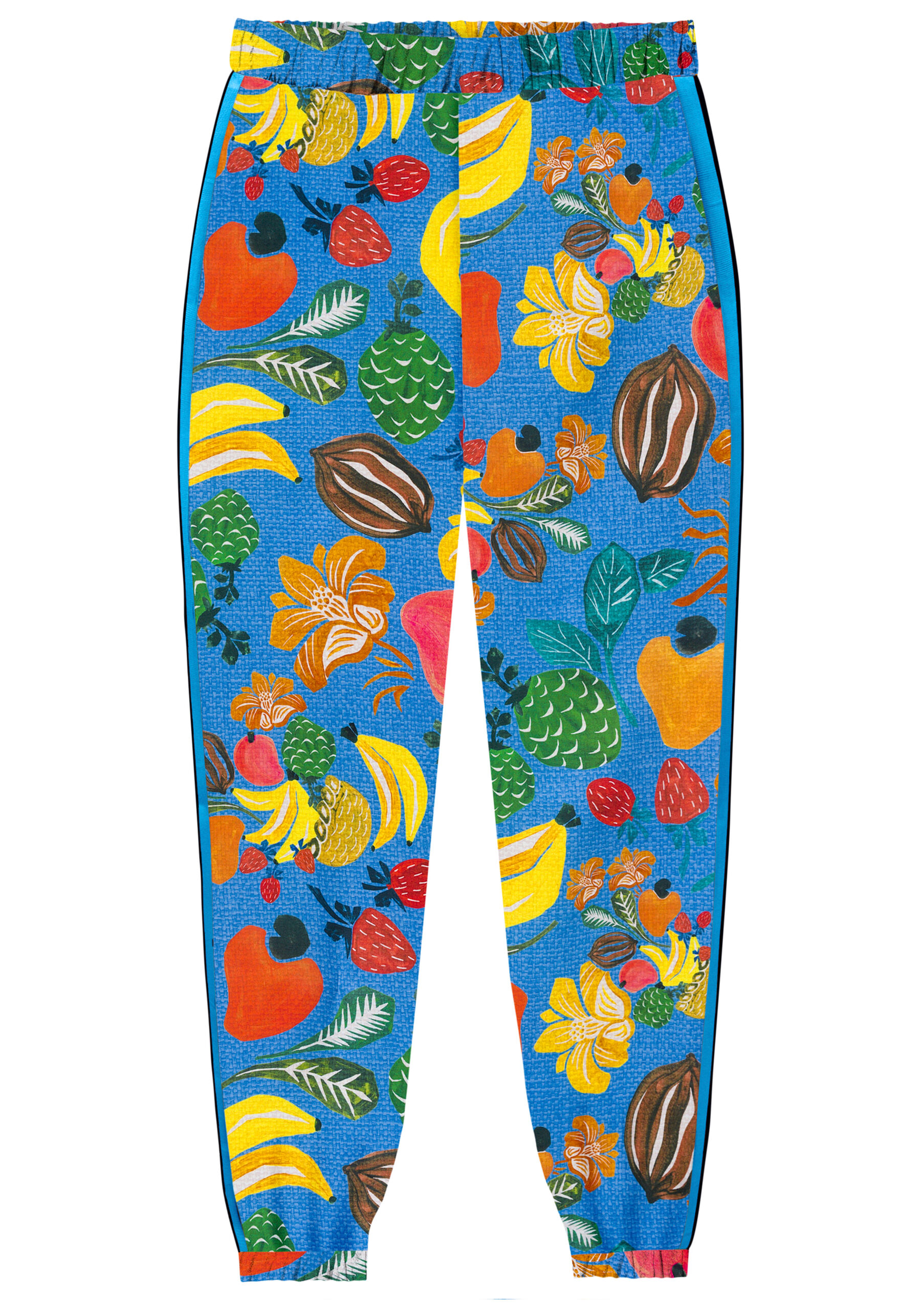 Calça Jogging em Viscose Estampada, GRAVIOLA. Calça Jogging em Viscose Estampada, GRAVIOLA, large.