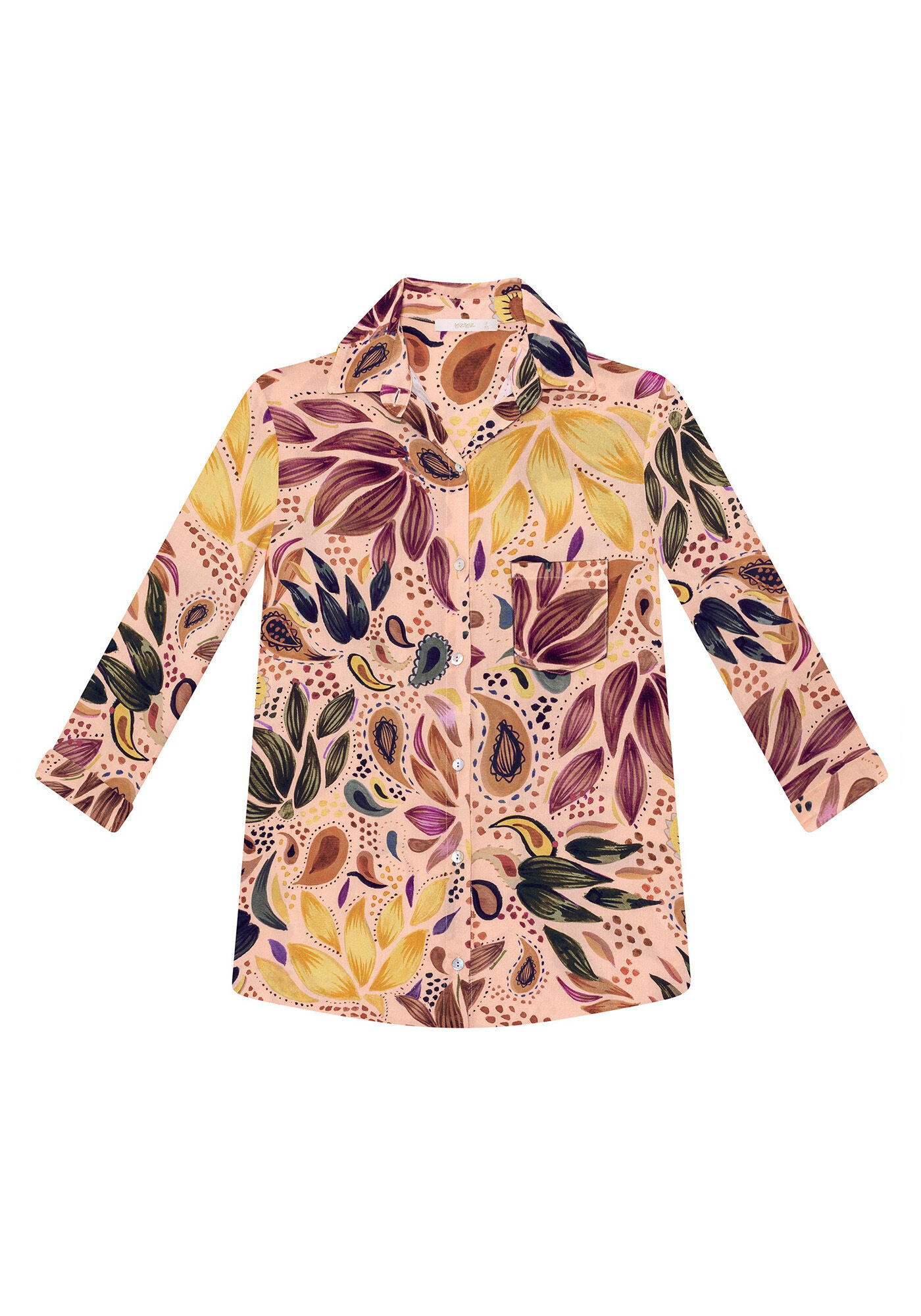 Camisa Manga 3/4 Estampa, , large.