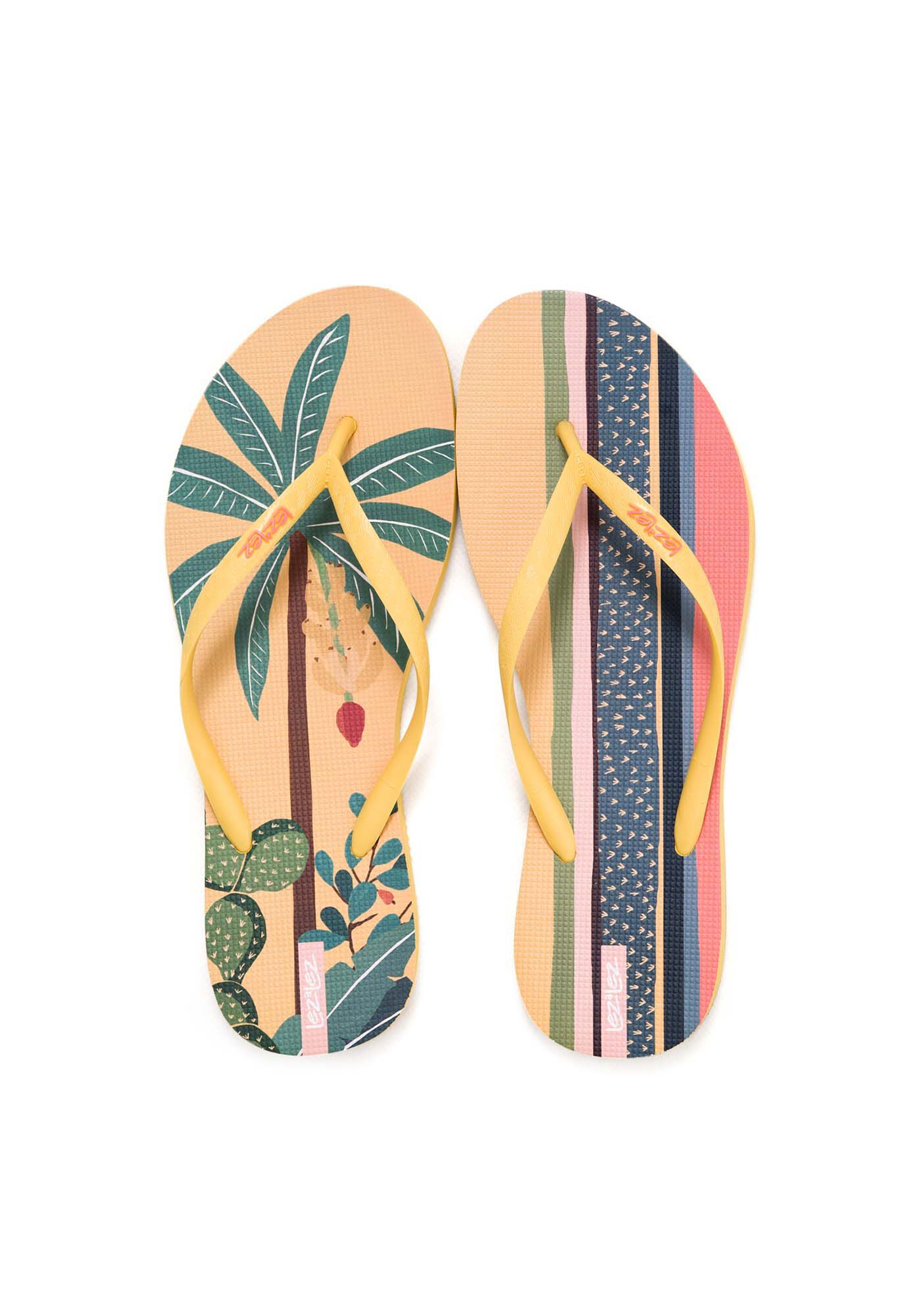 Chinelo em Borracha Mix de Estampas, AMARELO SINEMY, large.