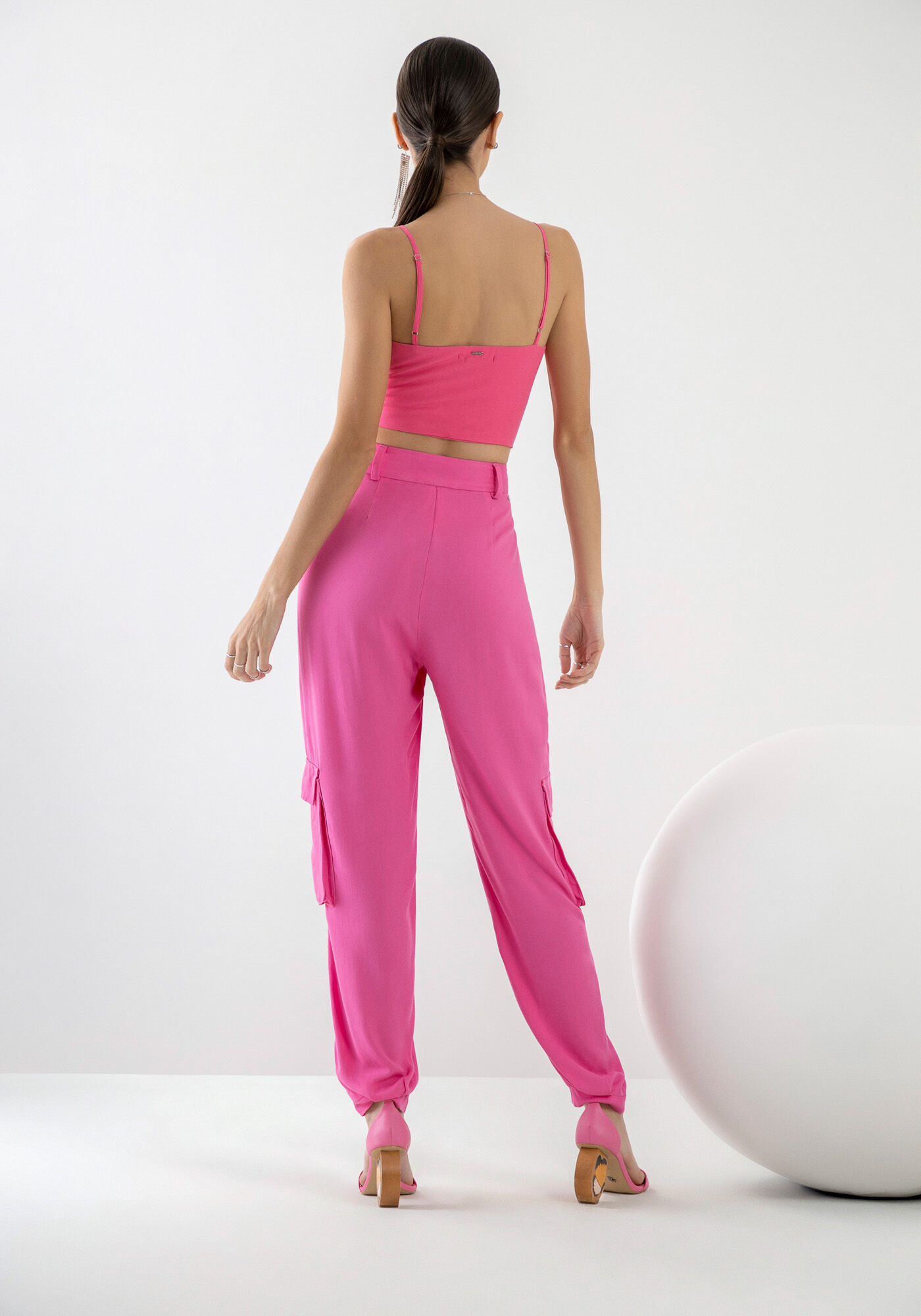 Blusa Cropped Colete com Botões | Lez a Lez