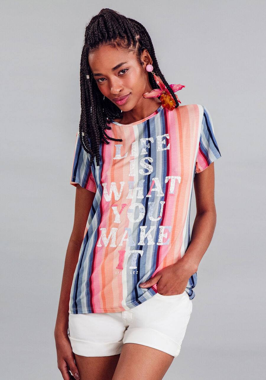 Blusas estampada em malha, . Blusas estampada em malha, , large.