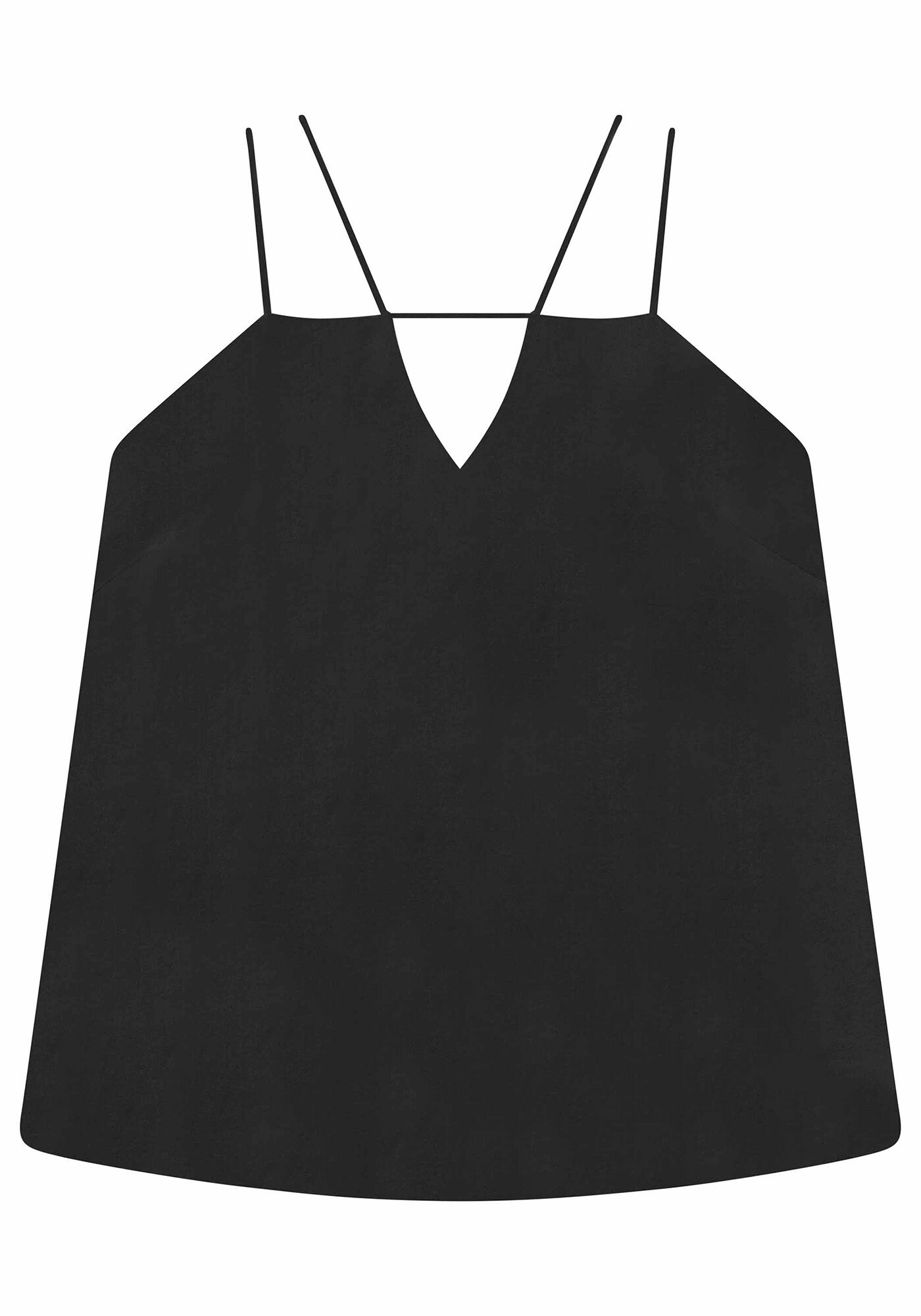 Blusa com Al&ccedil;as em Seda, , large.