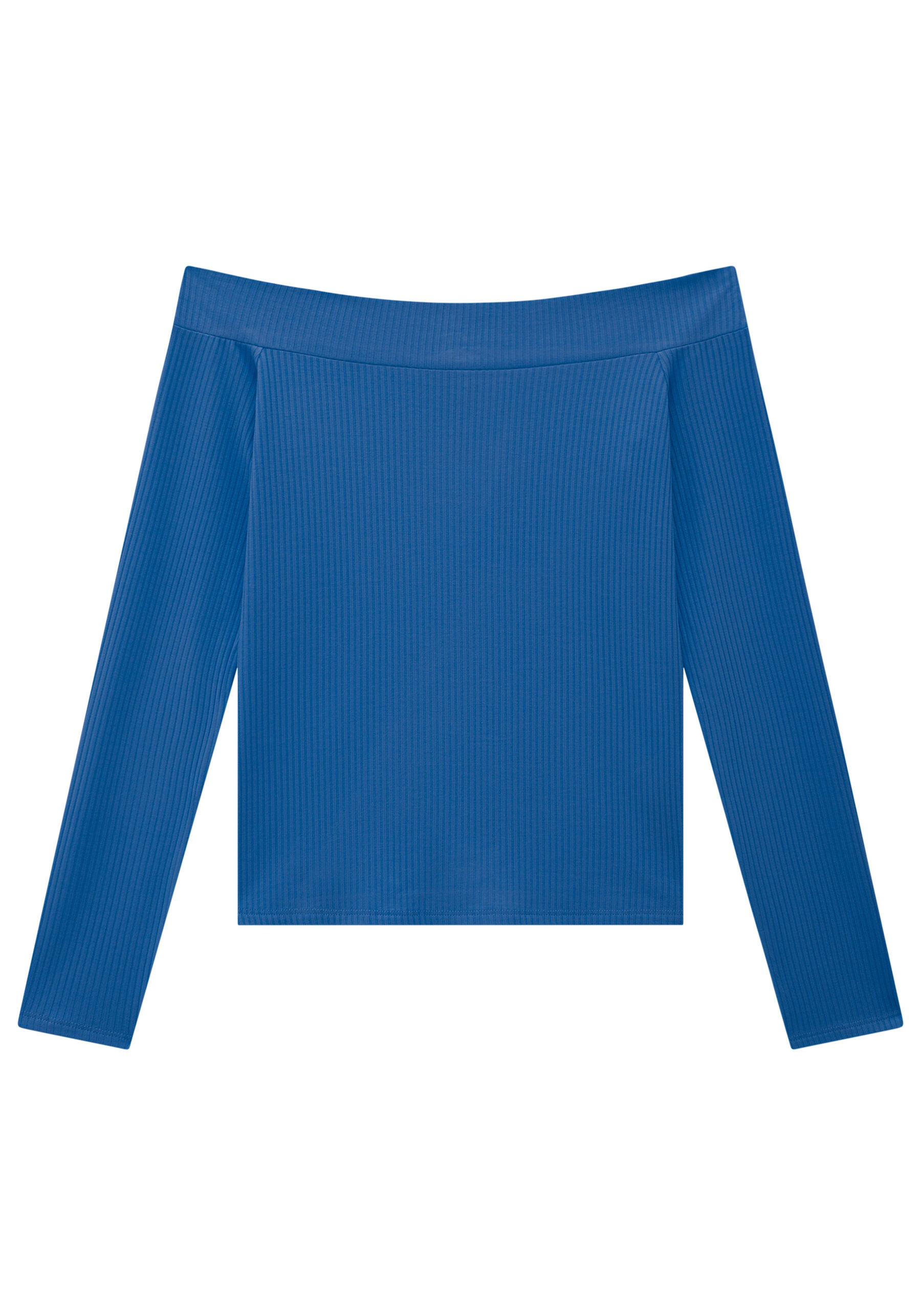 Blusa Manga Longa em Malha Ombro a Ombro, . Blusa Manga Longa em Malha Ombro a Ombro, , large.