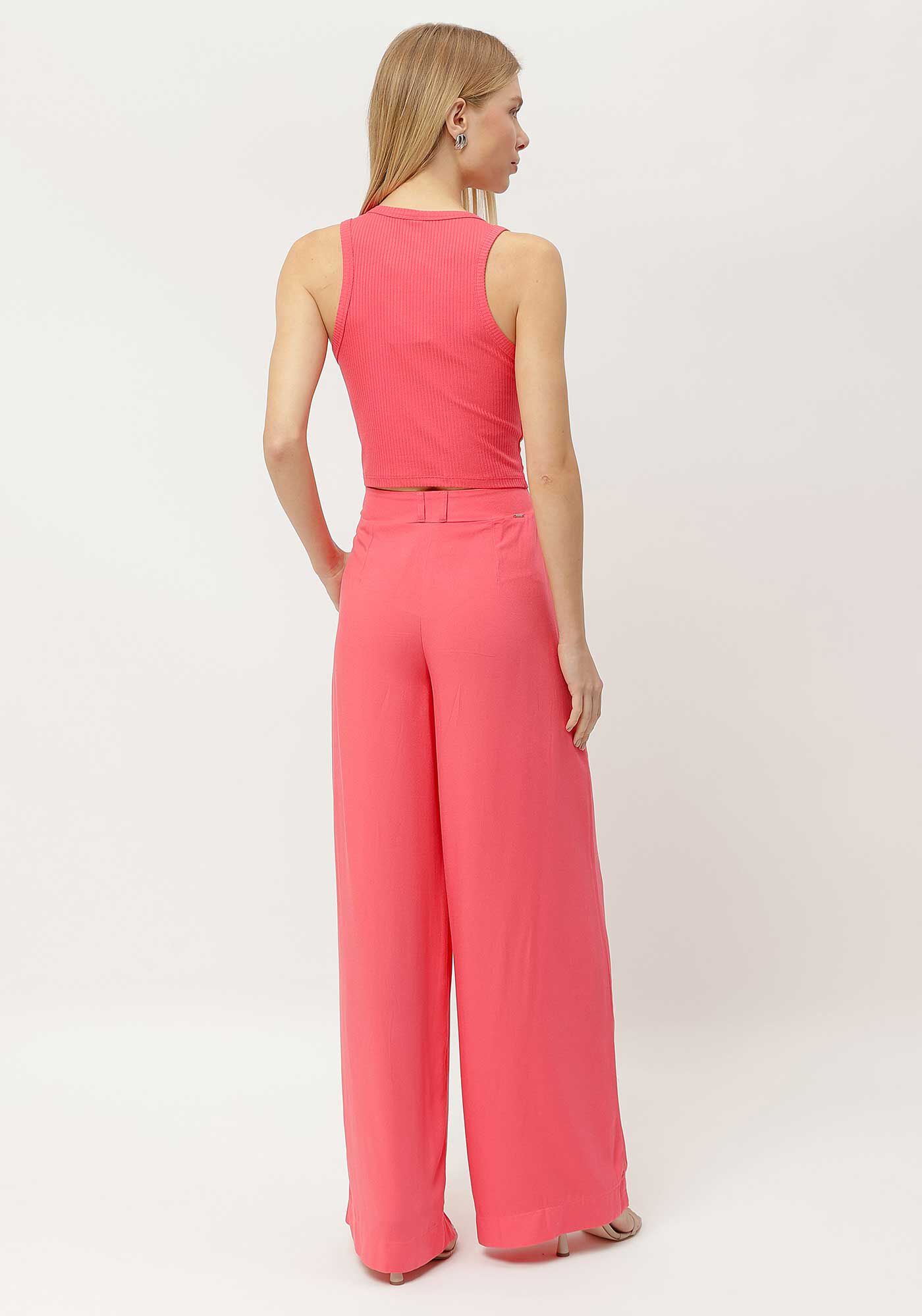 Regata Cropped Canelada Halter Neck, , large.