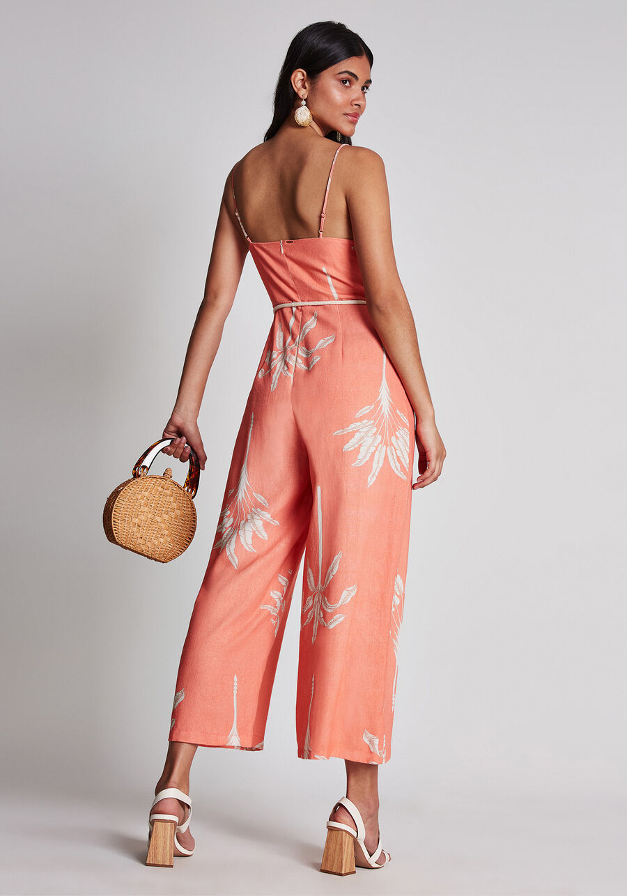 Macacão Mídi com Cinto Estampa, . Macacão Mídi com Cinto Estampa, , large.