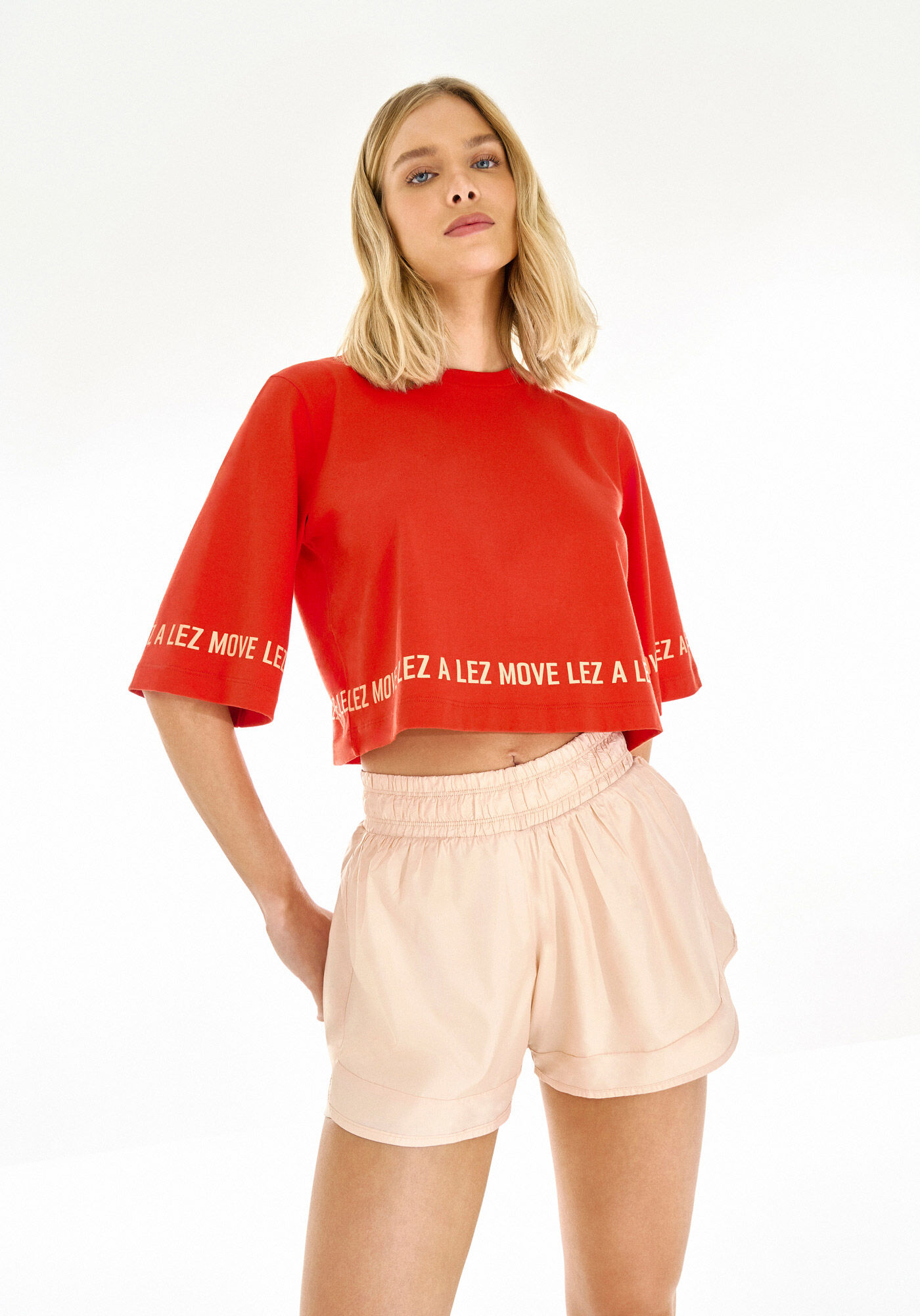 T-shirt Cropped em Malha Prime MOVE Fitness, , large.