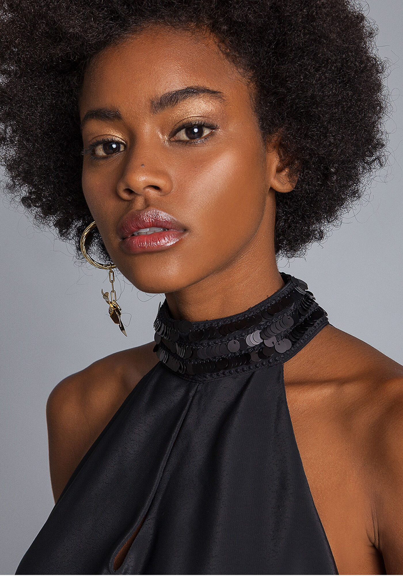 Blusa Gola Alta Paet&ecirc;s, , large.