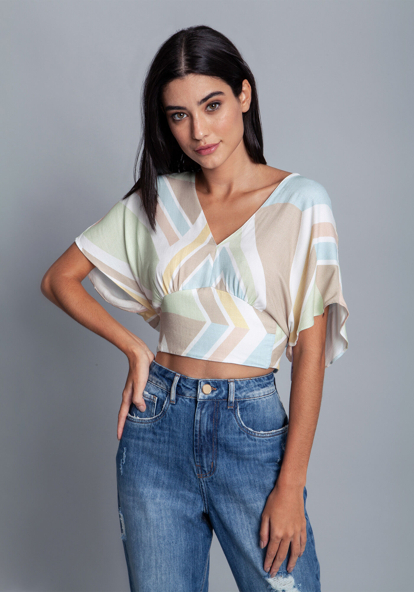 Blusa Tecido Crepe Siena Cropped Prisma, , large.