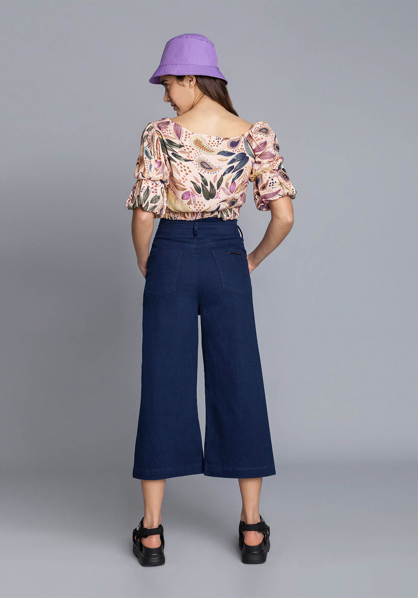 Blusa Cropped Decote Assim&eacute;trico, , large.