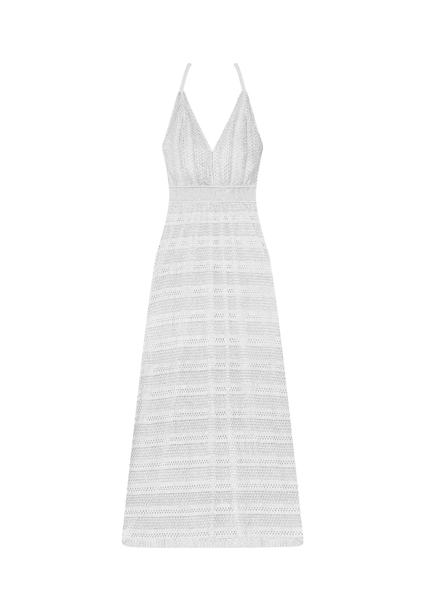 Vestido Tric&ocirc; Longo, , large.