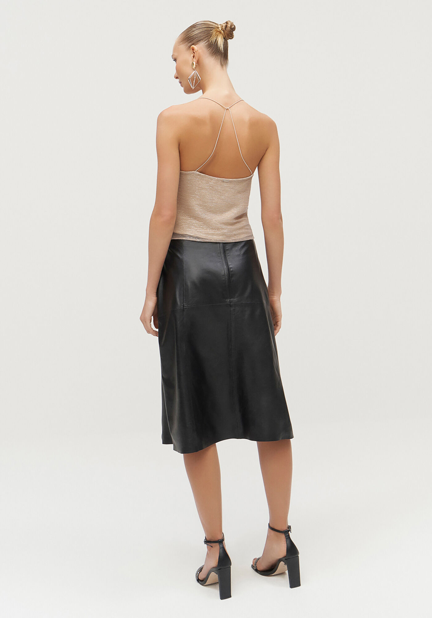 Blusa com Al&ccedil;as em Tule com Lurex, , large.