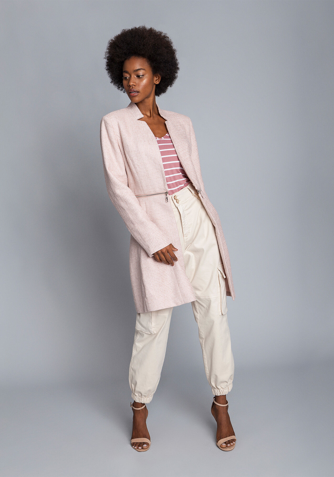 Sobretudo com Z&iacute;per para remover parte inferior, , large.